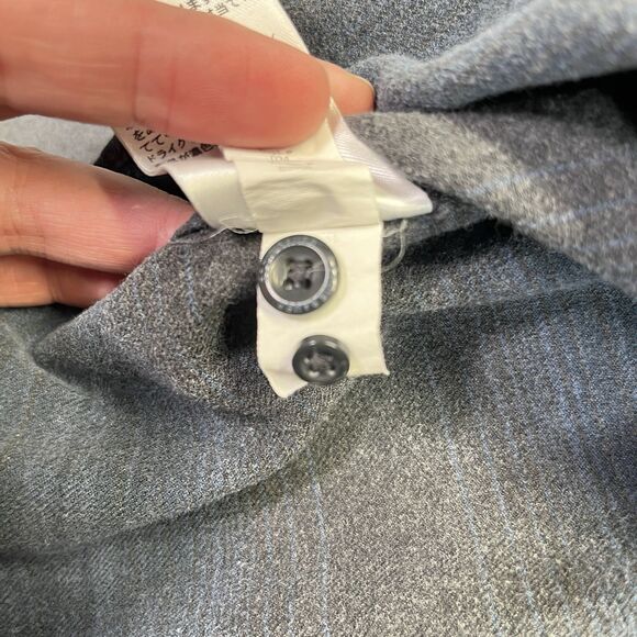 Eddie Bauer Flannel Shirt Men’s Large Blue Gray Plaid Relaxed Fit Button Down - Picture 7 of 11